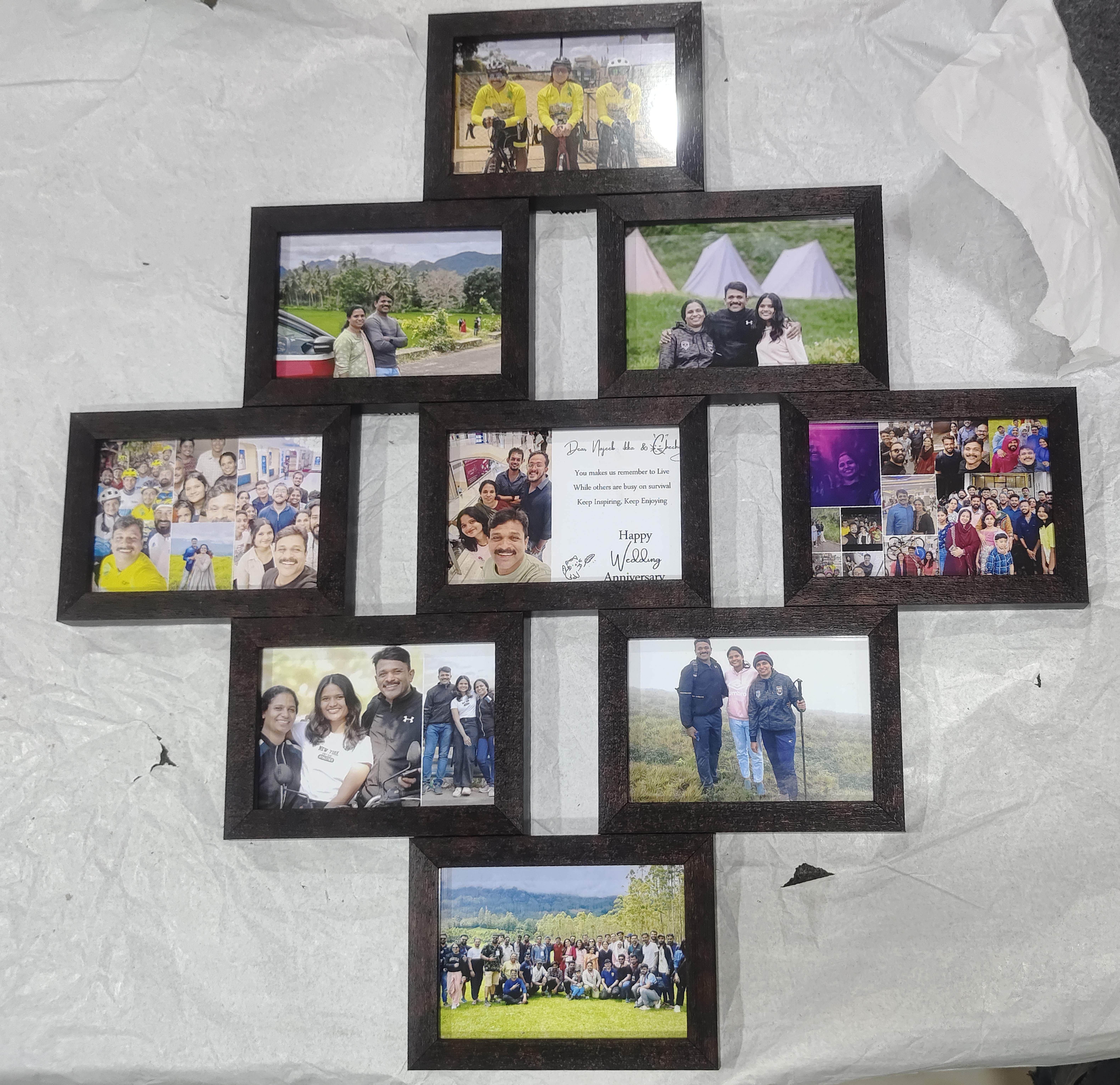 9 Photos frame set