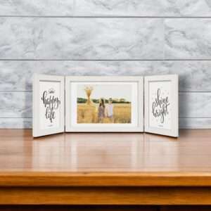 Triple Piece Foldable Photo Frame 0.5 Inch